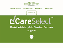 Tablet Screenshot of nationaldecisionsupport.com